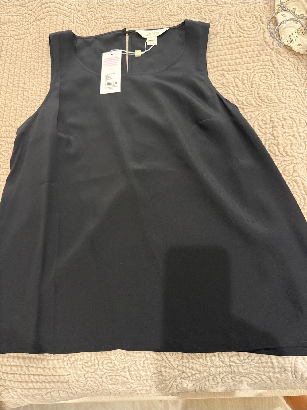 Lilly Pulitzer Black Sleeveless Tank